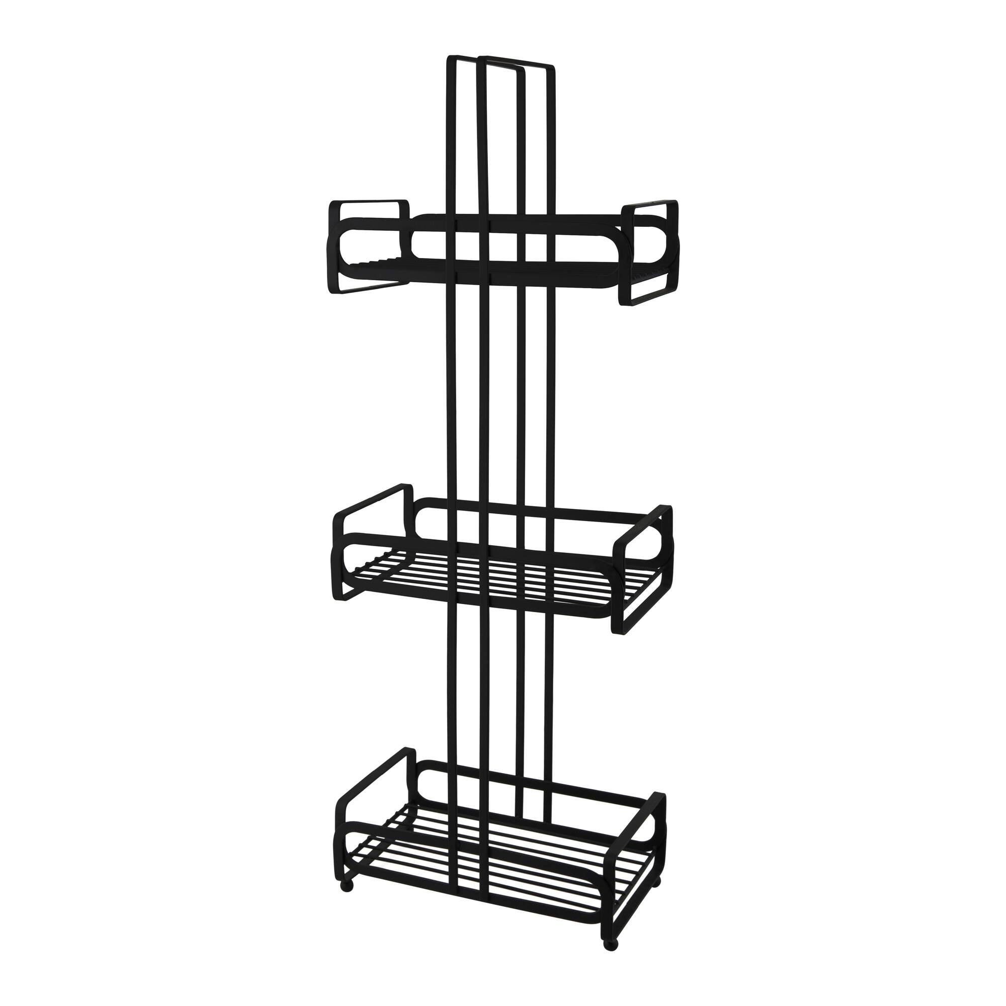 Elle Décor Noir Black 3 Tier Spa Tower